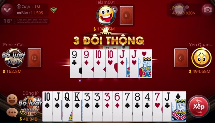 Luật chơi Tiến Lên 4 Người tại PG66