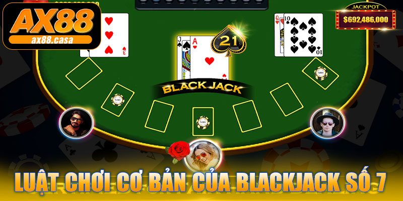 Luật chơi cơ bản của Blackjack Số 7 AX88